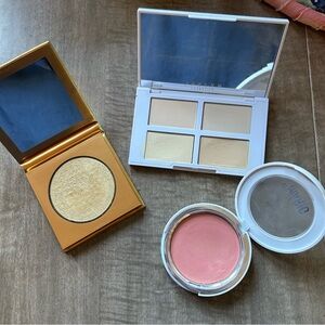 Jaclyn & Mario cosmetics set of 3 blush setting highlighter
